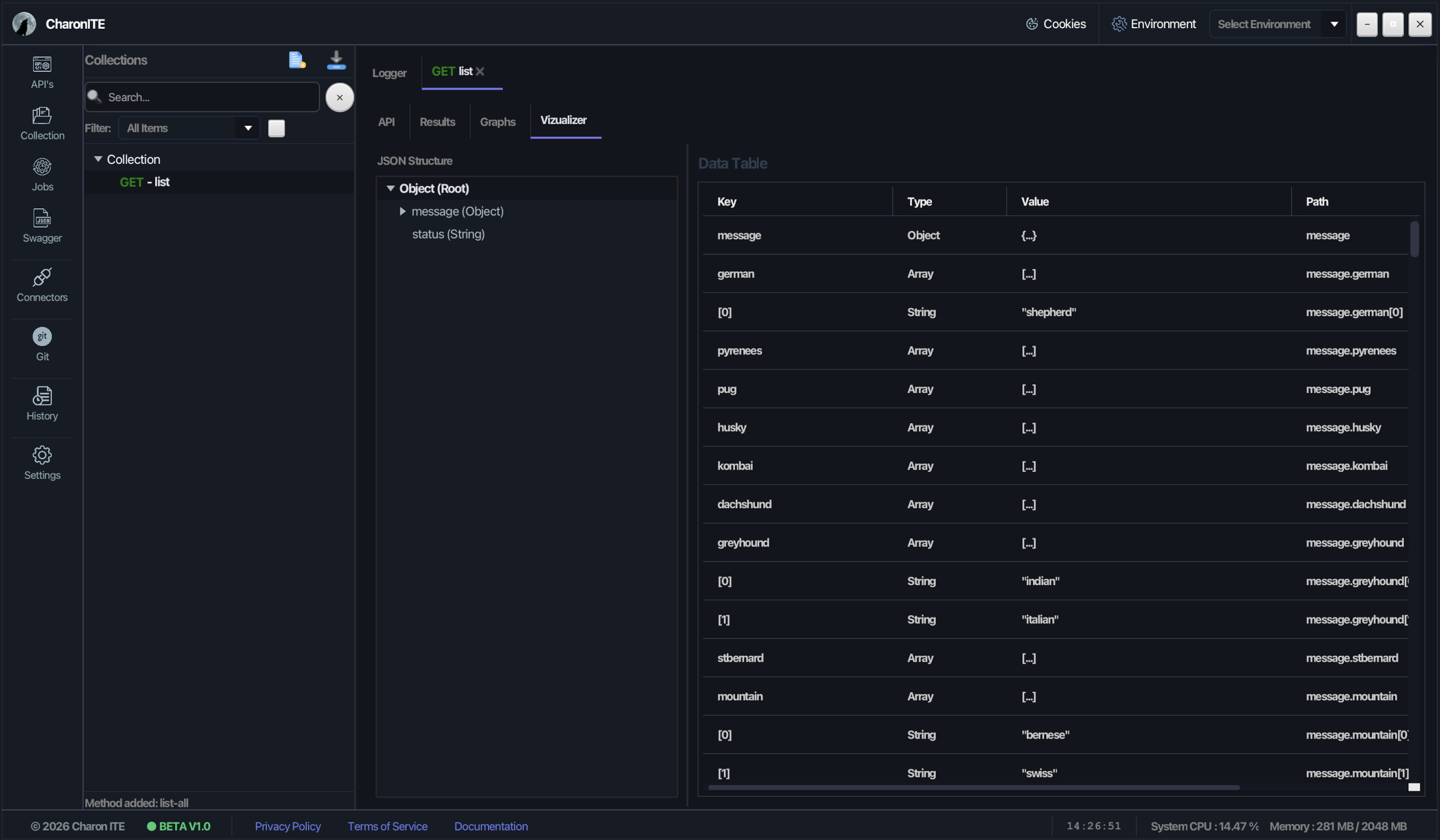 API Testing Dashboard